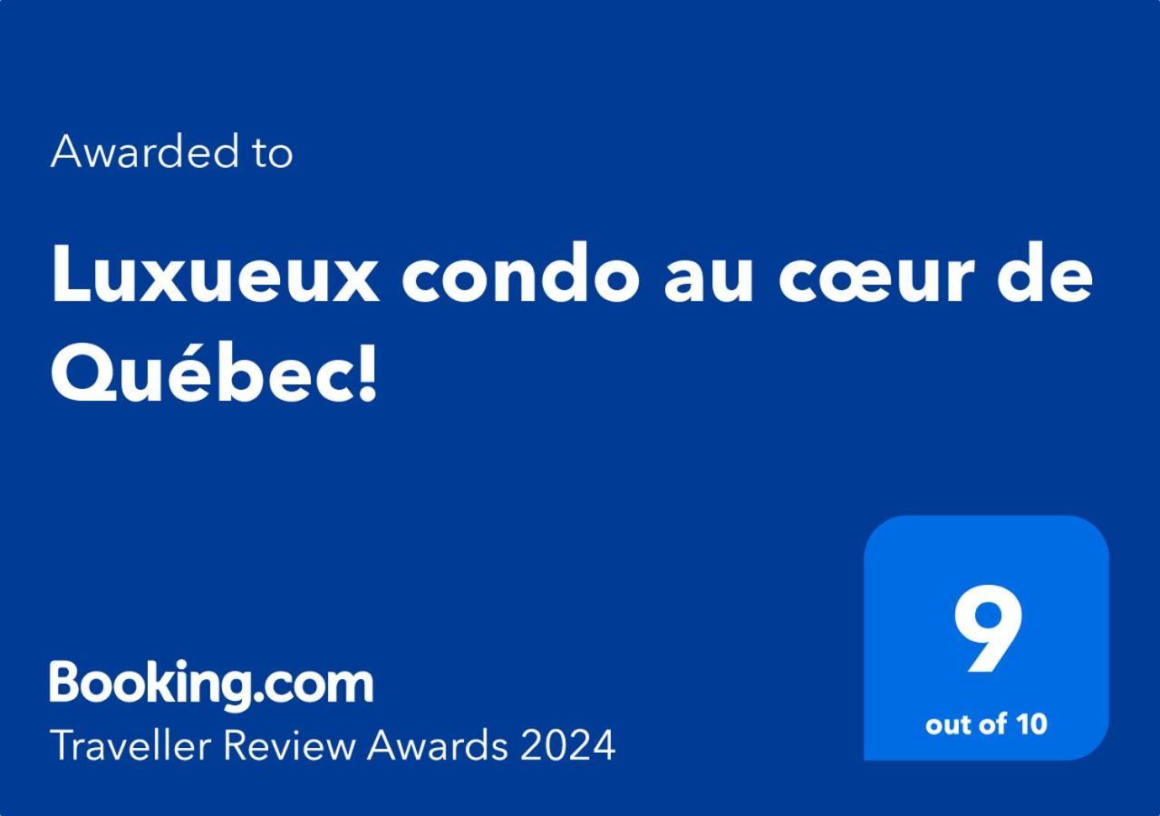 Luxueux Condo Au Coeur De Quebec! Luaran gambar
